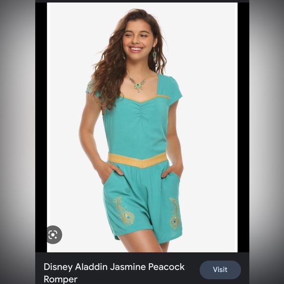 Disney Her Universe - Aladdin - Jasmine Romper - size S - Picture 1 of 6